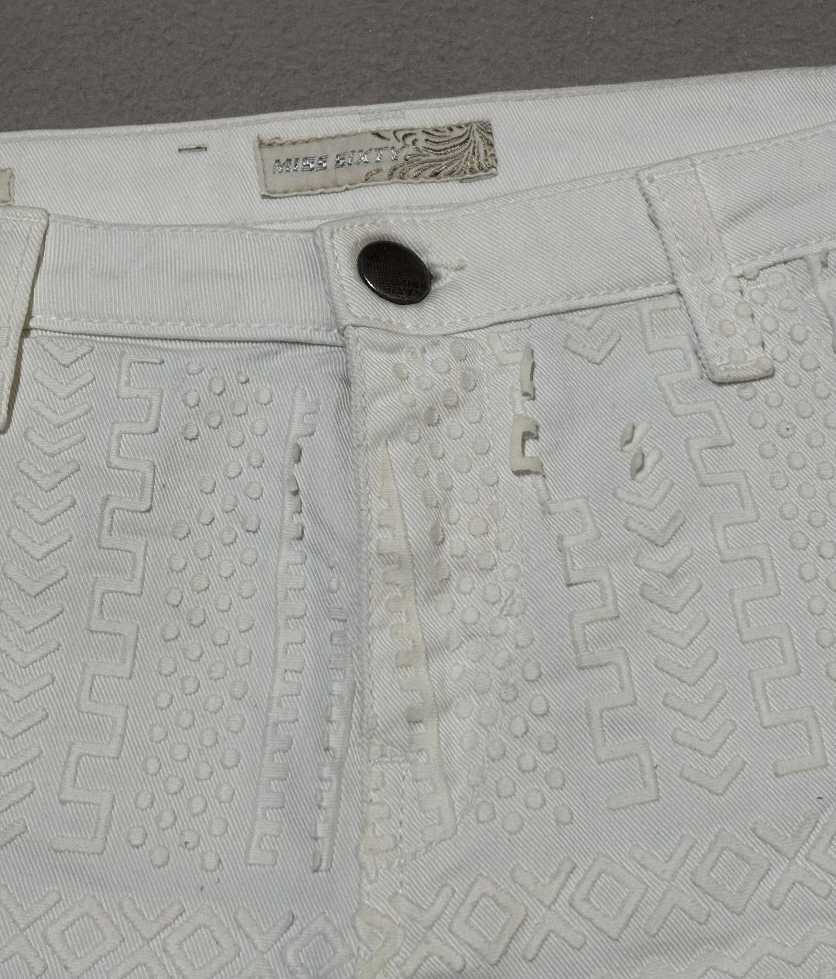 Miss Sixty Miss Sixty white mini shorts size 29 Size 29" - 8 Thumbnail