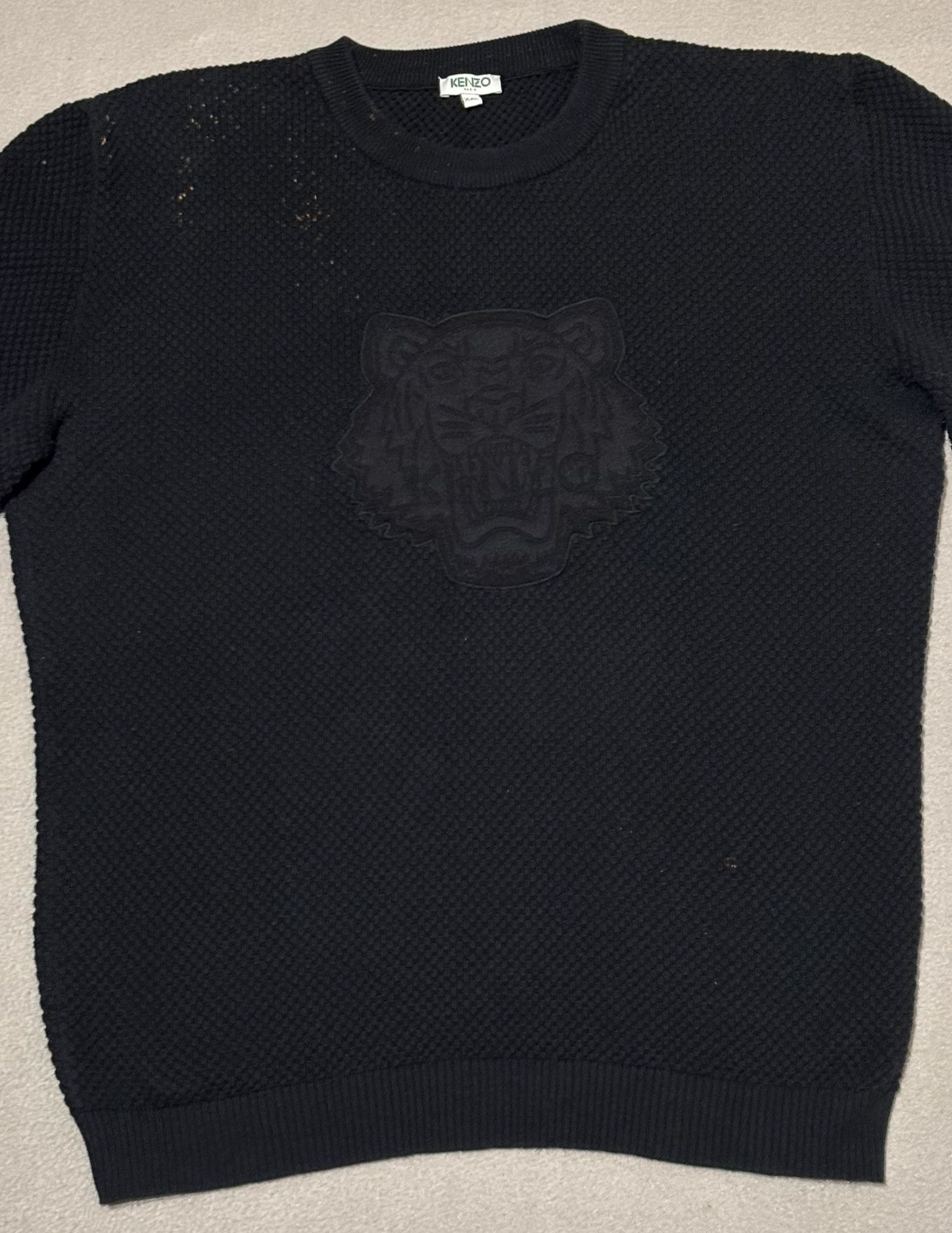 Kenzo Kenzo Tiger Black sweater size XXL Size US XXL / EU 58 / 5 - 6 Thumbnail