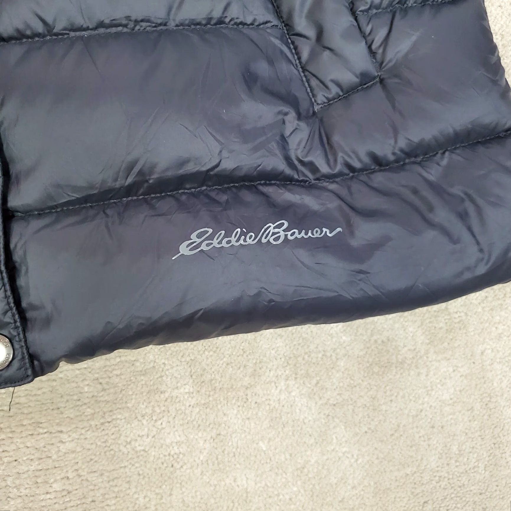Eddie Bauer Eddie Bauer Vest Womens Medium Black Puffer Down Quilted Coat Windbreaker Jacket Size M / US 6-8 / IT 42-44 - 3 Thumbnail