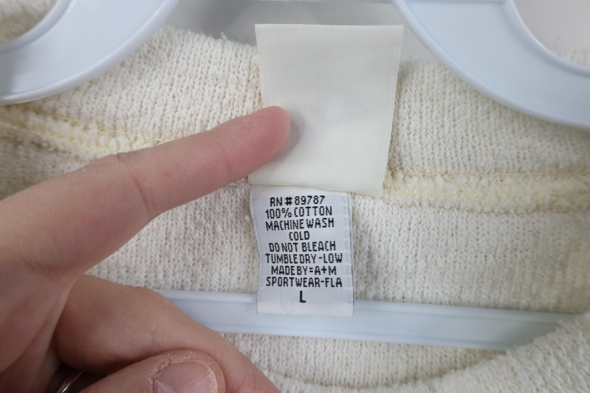 Vintage Vintage 90s Mackinac Island Michigan Terry Cloth Sweater USA Size US L / EU 52-54 / 3 - 9 Thumbnail