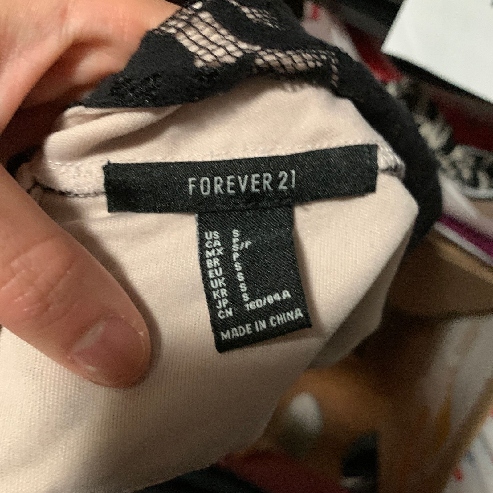 Forever 21 FOREVER 21 Cropped Top Longsleeve Shirt Women Small Size S / US 4 / IT 40 - 3 Thumbnail