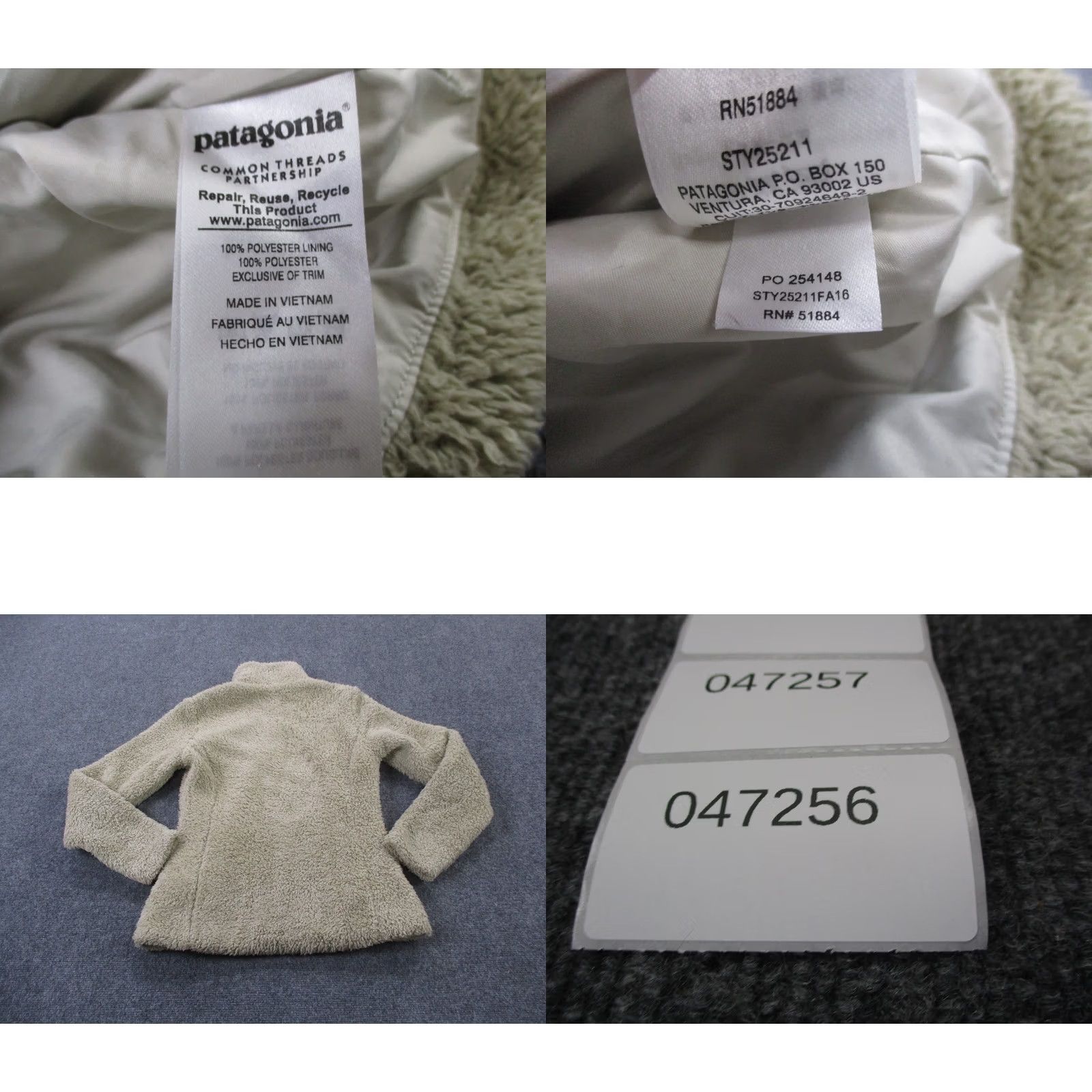 Patagonia Patagonia Jacket Women S Beige Fleece Windproof Lined Pockets Thermal Full Zip Regular Size: S Beige Women's Jacket Patagona? Size S / US 4 / IT 40 - 8 Thumbnail
