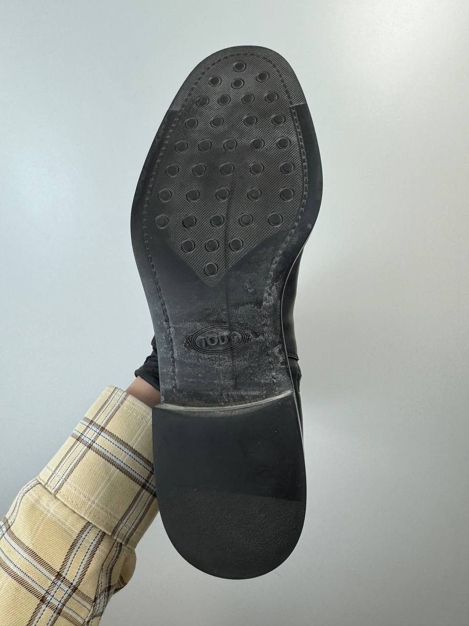 Tod's Tod’s Women’s Leather Riding Boots Black Gold Logo Size 36 Size US 6 / IT 36 - 5 Thumbnail