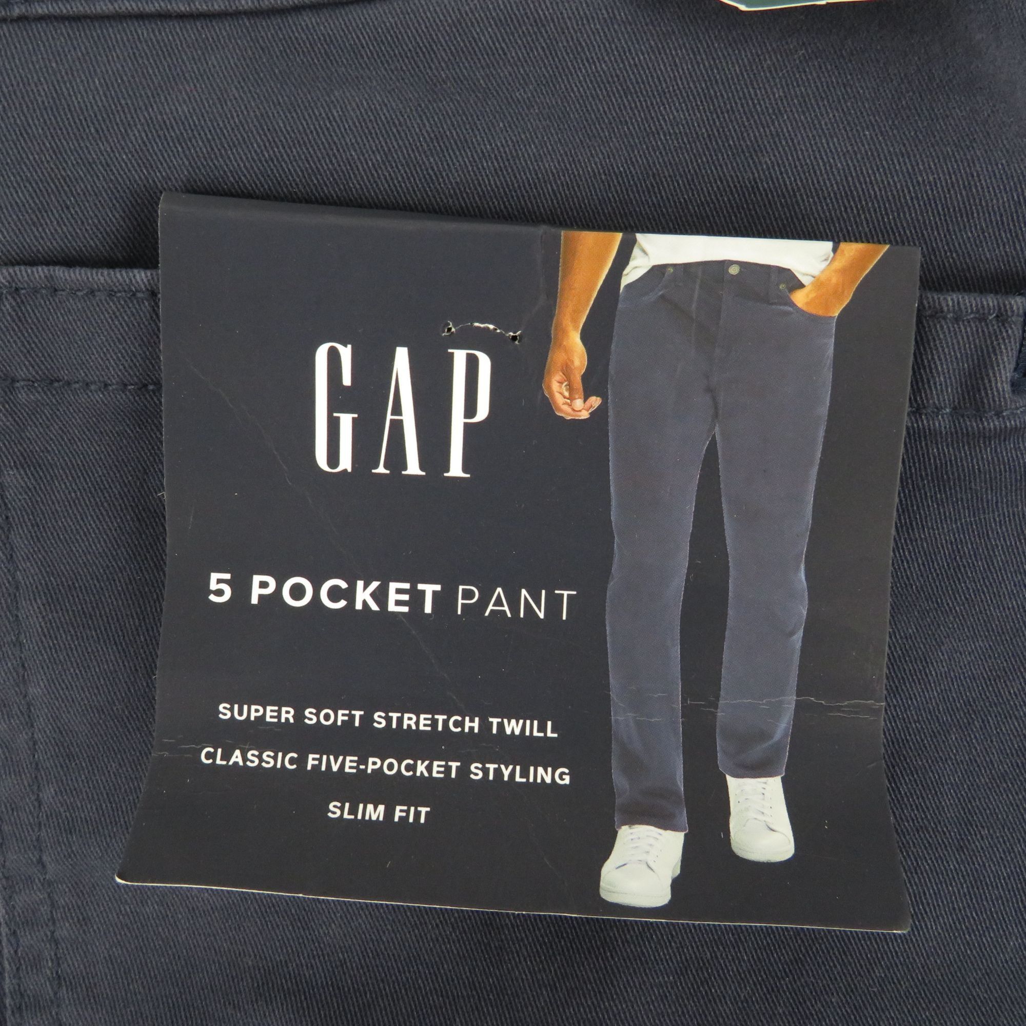 Gap Gap Men's 5 Pocket Slim Fit Pants 40x32 Stretch Twill Classi Size US 40 / EU 56 - 3 Thumbnail
