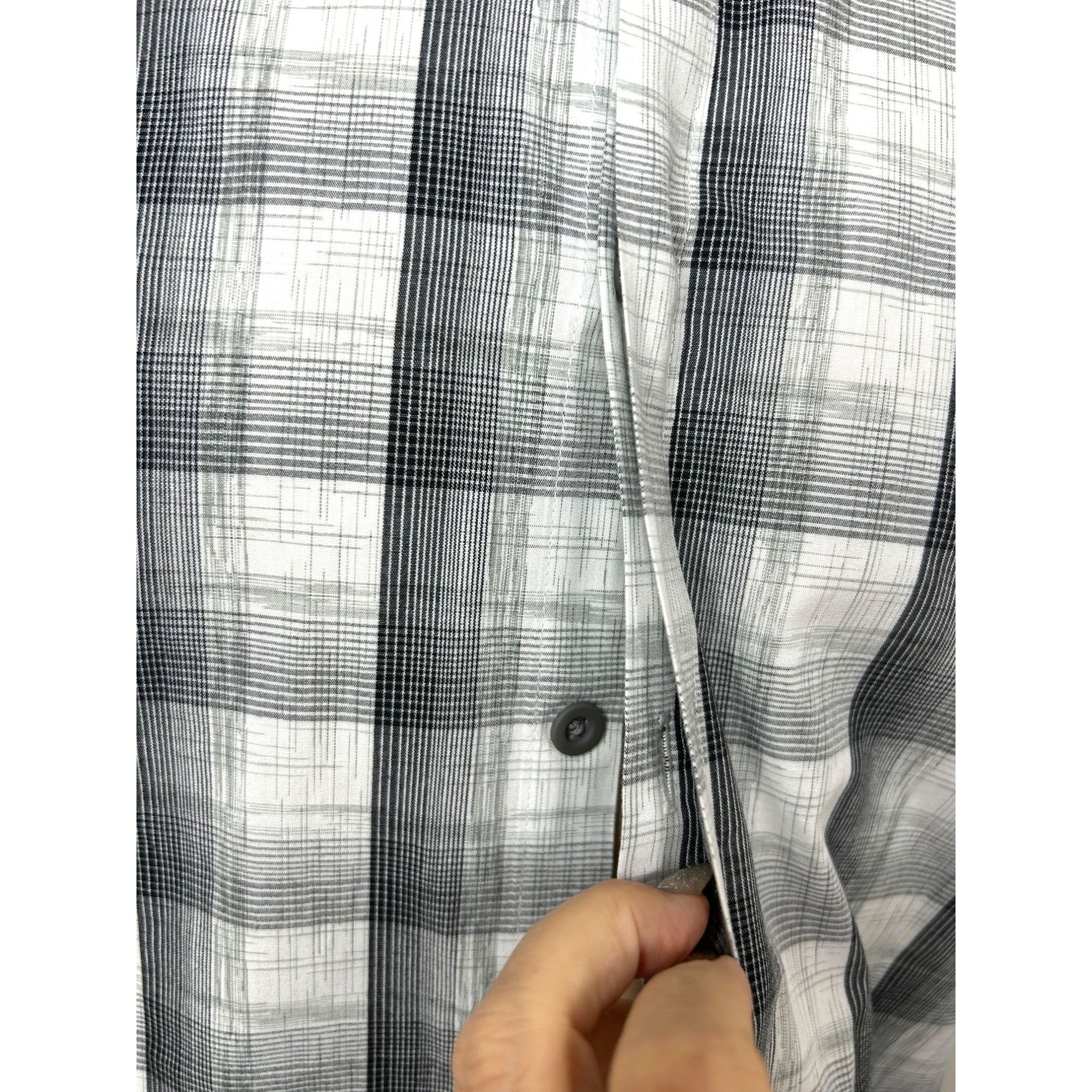Joseph Abboud Joseph Abboud Men’s Shirt Button Down M Slim Fit Plaid Black Size US M / EU 48-50 / 2 - 6 Thumbnail