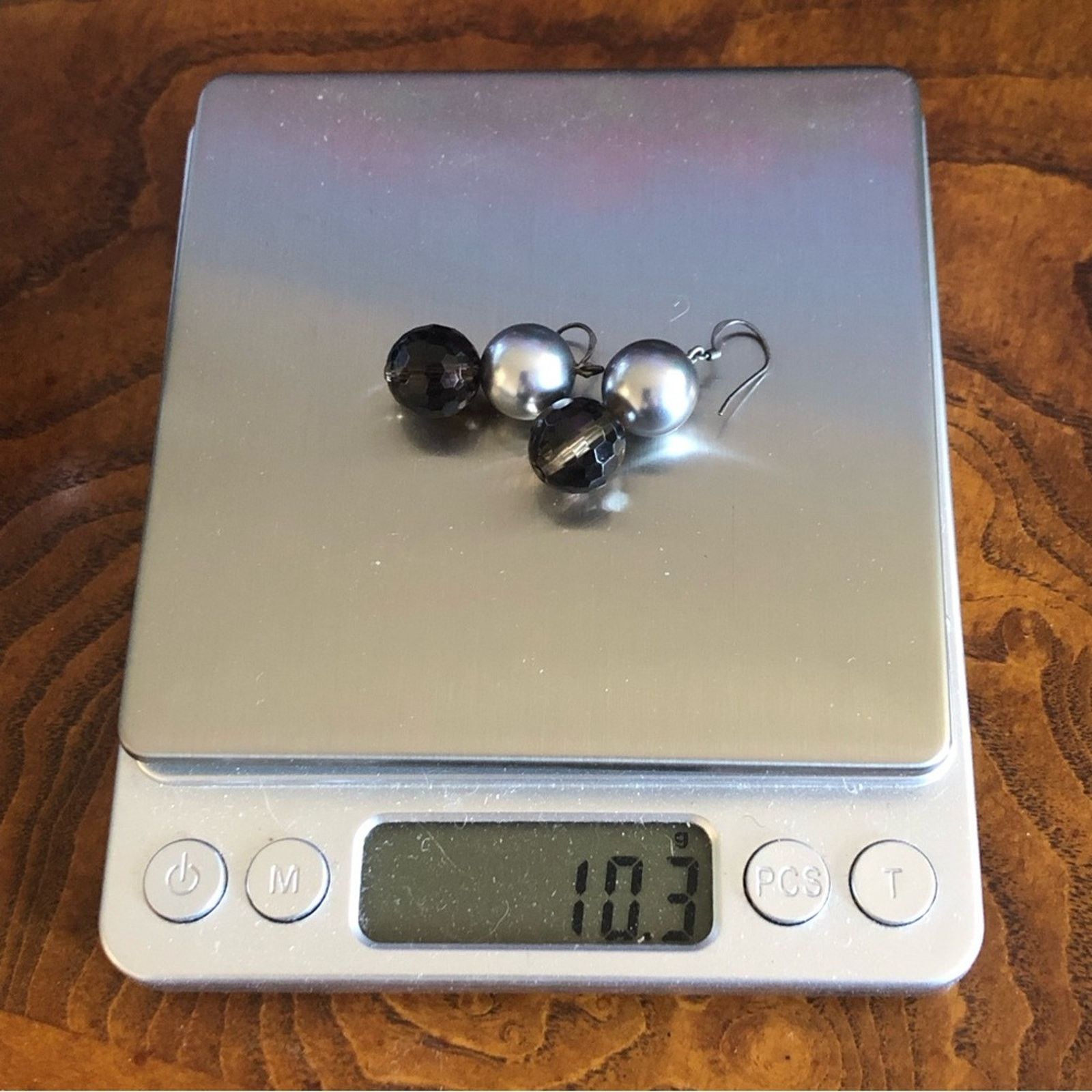 Handmade Hand crafted 925 sterling silver smoky quartz earrings Size ONE SIZE - 5 Thumbnail