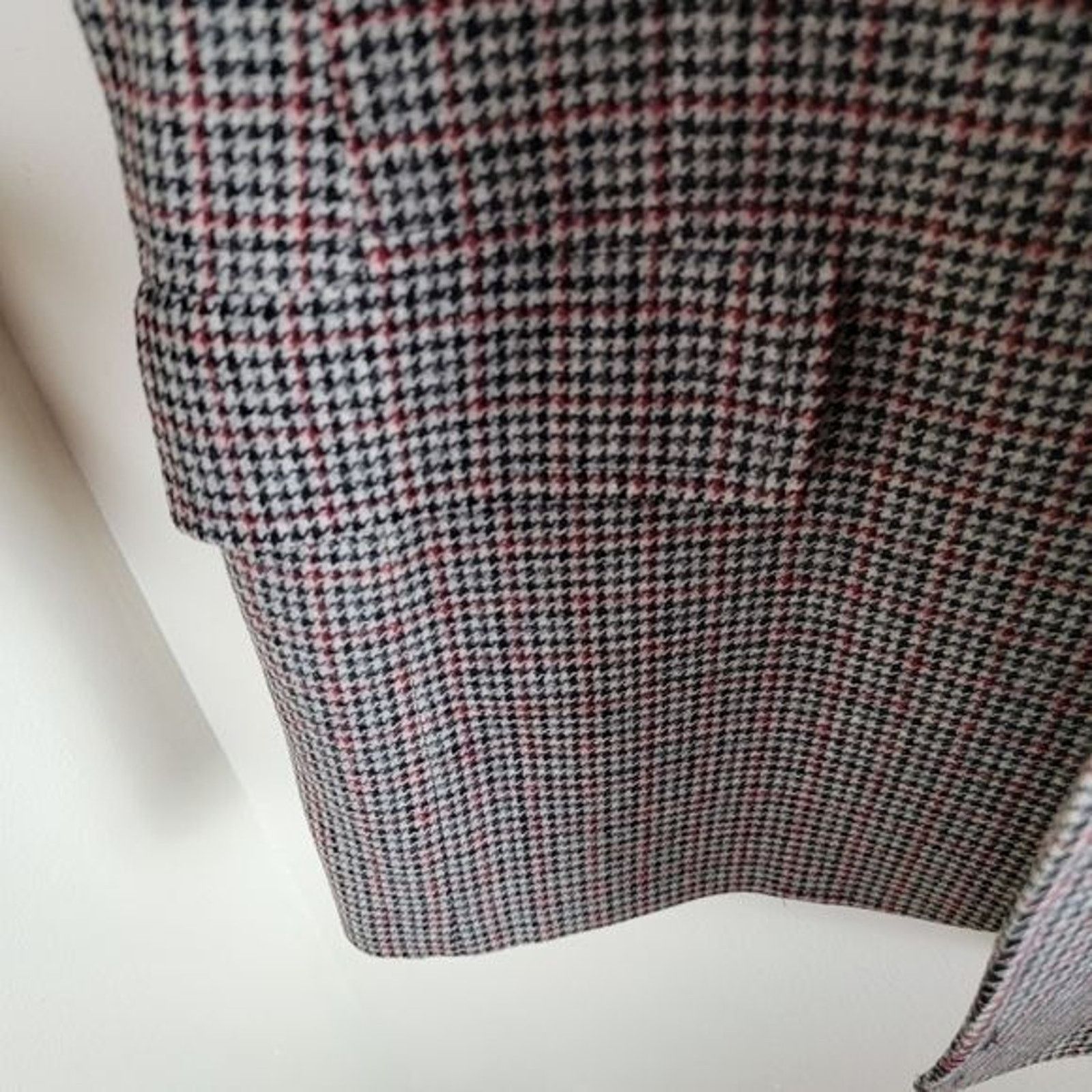 Hart Schaffner Marx Hart Schaffner & Marx Mens 40L Houndstooth Wool Blazer Size 40L - 11 Thumbnail