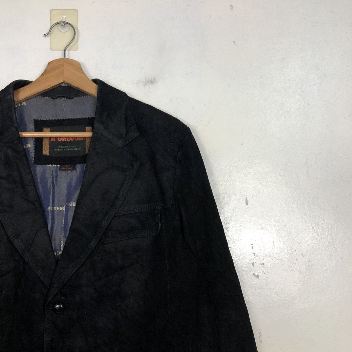 Japanese Brand Vintage Genuine Leather Jacket Mc Gregor Issey Miyake Size US M / EU 48-50 / 2 - 8 Thumbnail