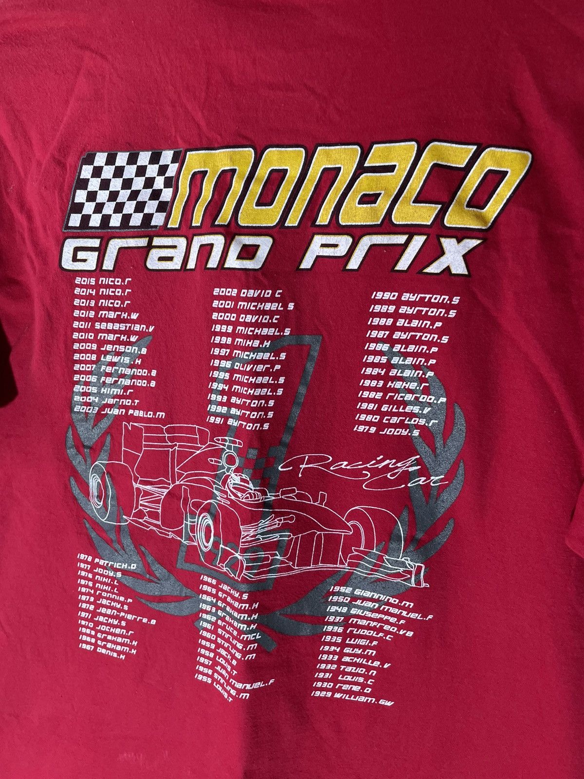 Formula 1 Formula 1 Monaco Grand Prix racing T shirt Size US L / EU 52-54 / 3 - 10 Thumbnail
