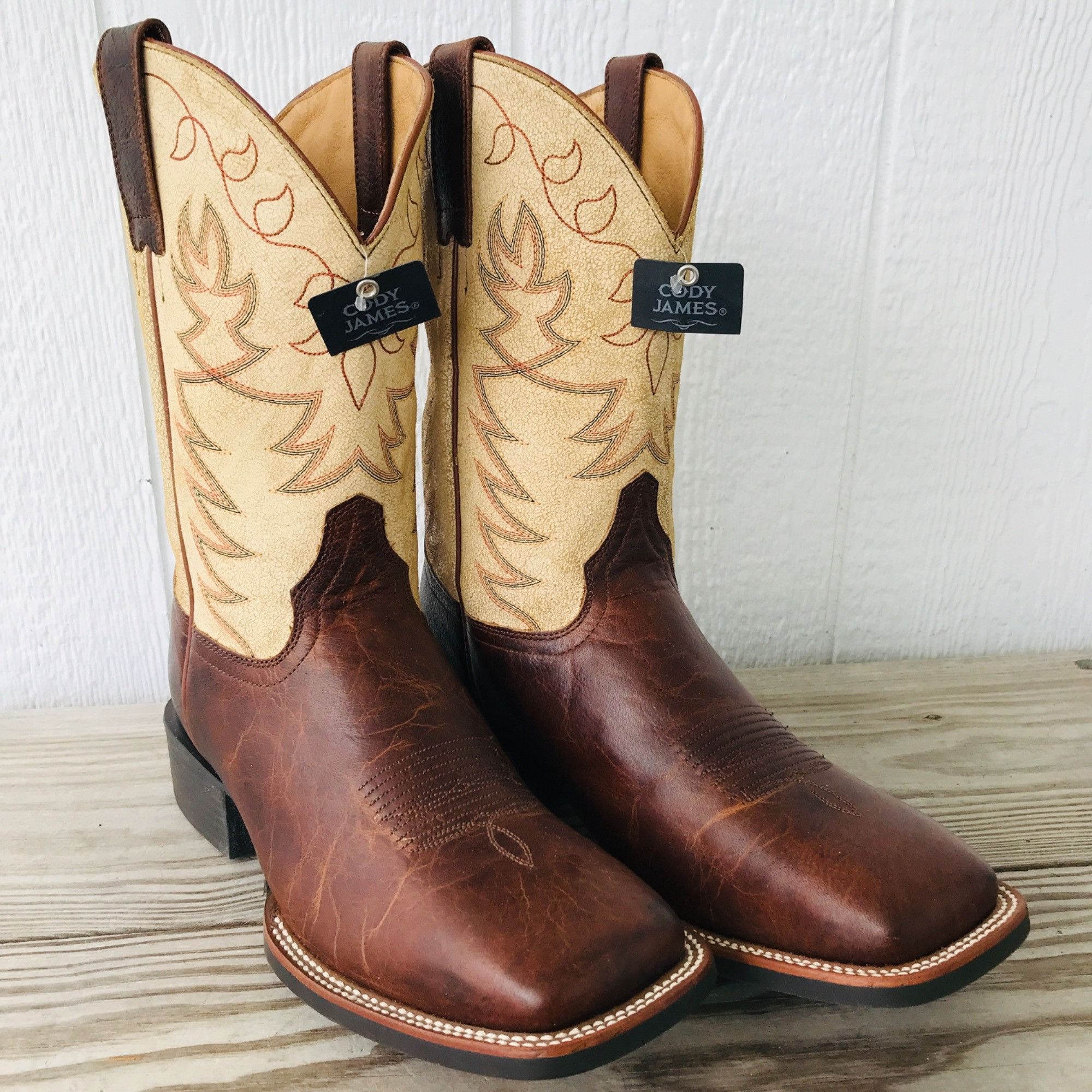 Cody James Cody James Mens Performance Cowboy Western Boots 11 D Leathe ...