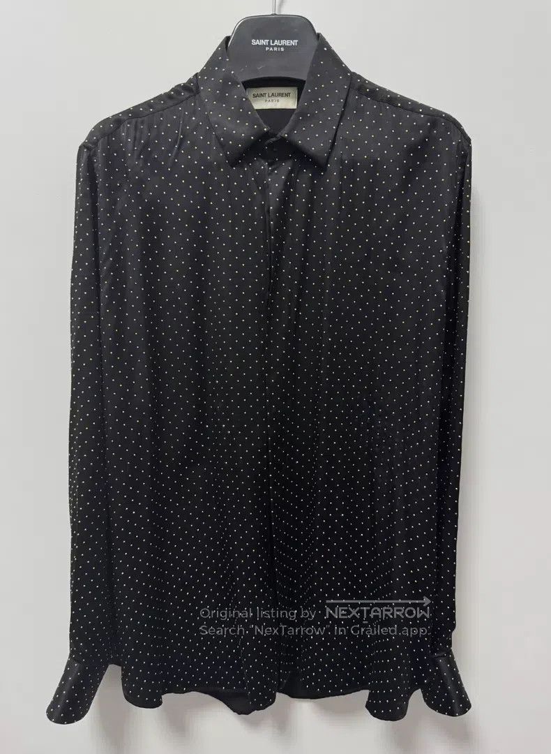 Saint Laurent Paris Saint Laurent Paris All Studs Mulberry Silk Black Samurai Size XS / US 0-2 / IT 36-38 - 1 Thumbnail