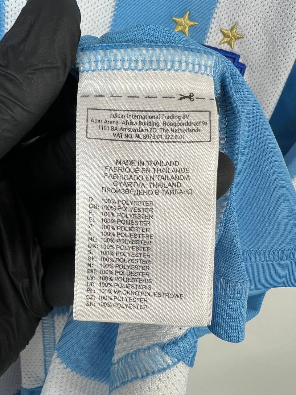 ARGENTINA 2010 2011 HOME FOOTBALL JERSEY ADIDAS Sz M
