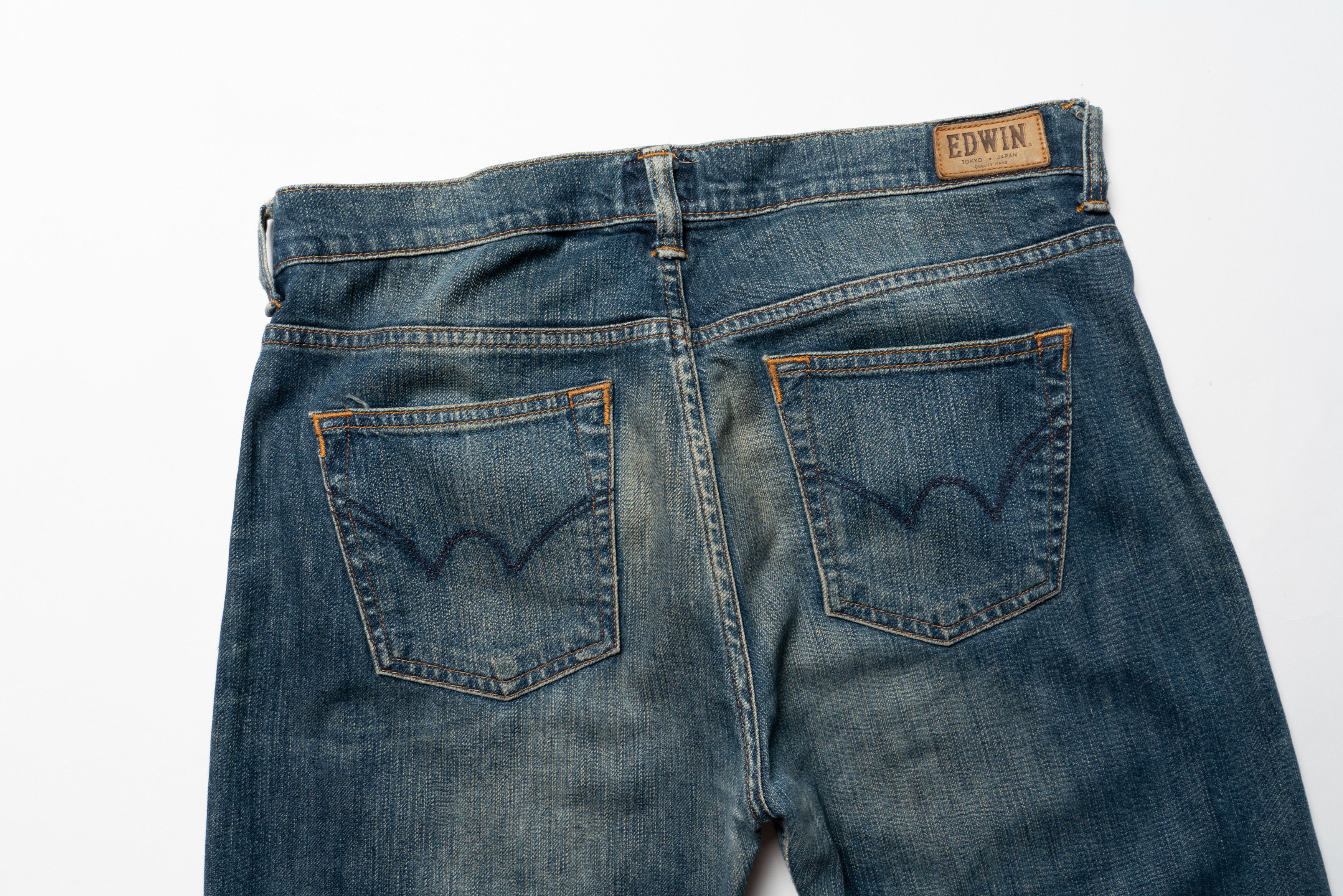Edwin 🔴 EDWIN W’ Hardy Pant Blue Selvedge Denim Jeans Women’s Size 28" / US 6 / IT 42 - 16 Thumbnail