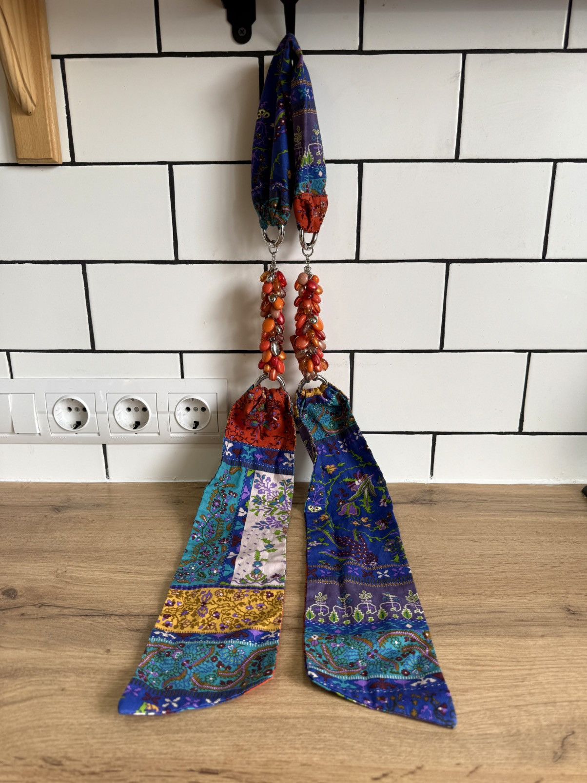 Etro 😍 Etro Multicolor Paisley Printed Silk Head Band Scarf Belt Size ONE SIZE - 2 Thumbnail