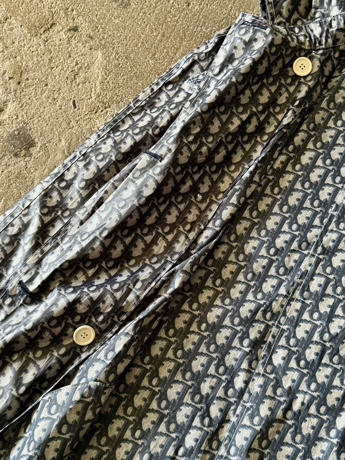 Dior × John Galliano Dior - John Galliano - SS2002 - Diorissimo Monogram Coat Size S / US 4 / IT 40 - 18 Thumbnail