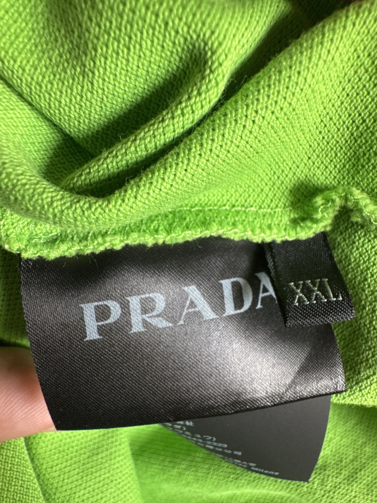 Prada green prada polo Size US XXL / EU 58 / 5 - 6 Thumbnail