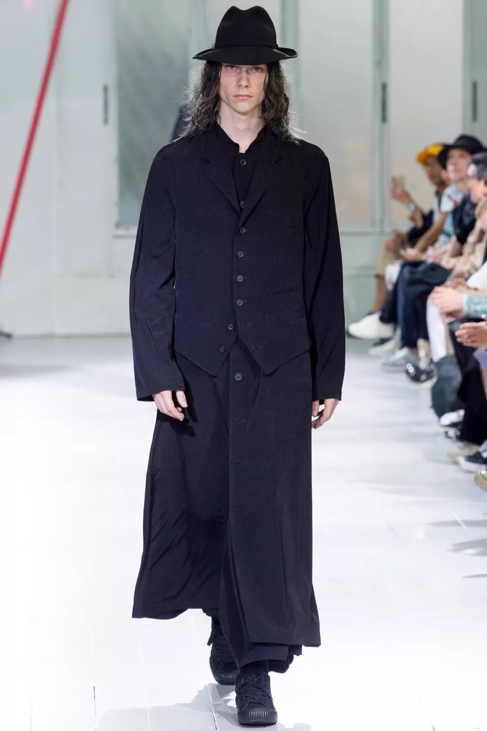 Yohji Yamamoto Yohji Yamamoto 2020SS Triacetate Hand-Painted Collar Tunic Size US S / EU 44-46 / 1 - 8 Thumbnail