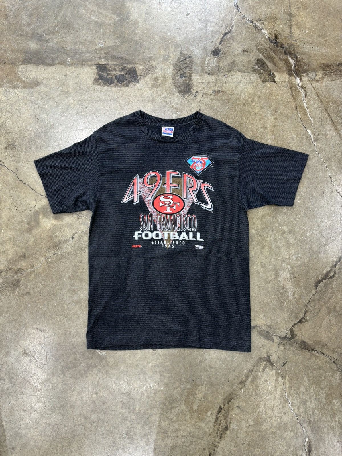 NFL × Vintage Vintage 1994 NFL San Francisco Stripe Tee Single Size US XL / EU 56 / 4 - 2 Thumbnail