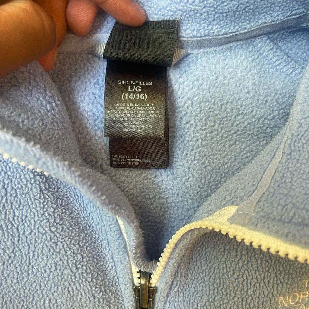 The North Face The North Face Kids light Blue Fleece Jacket size L Size L / US 10 / IT 46 - 6 Thumbnail