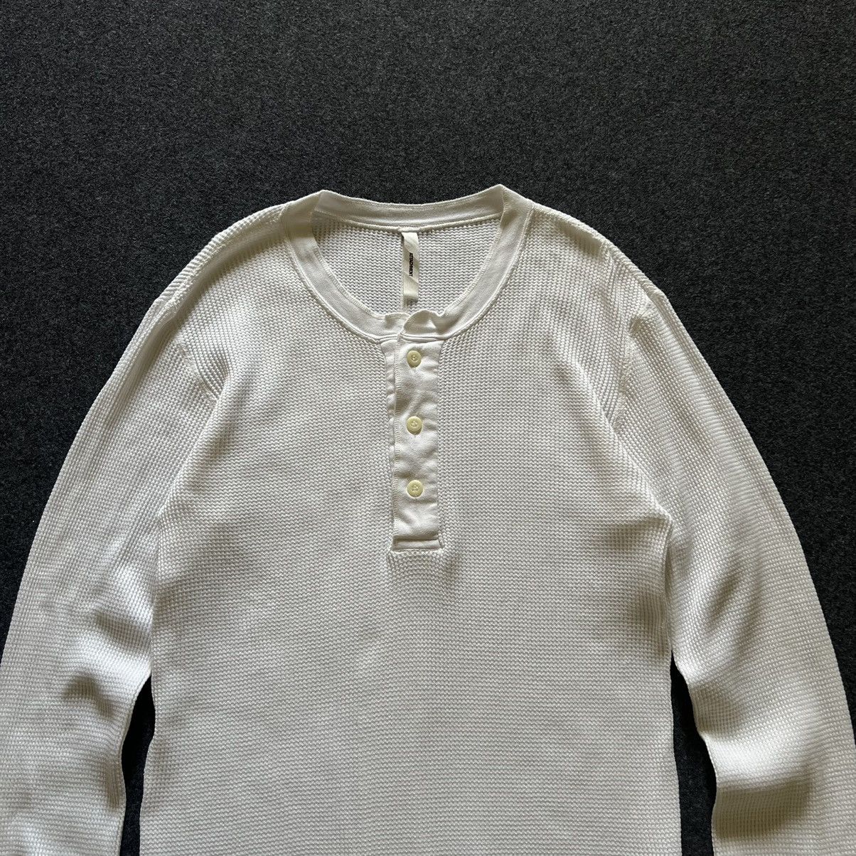 Attachment ATTACHMENT Waffle Henley Long Sleeve Size US L / EU 52-54 / 3 - 2 Thumbnail
