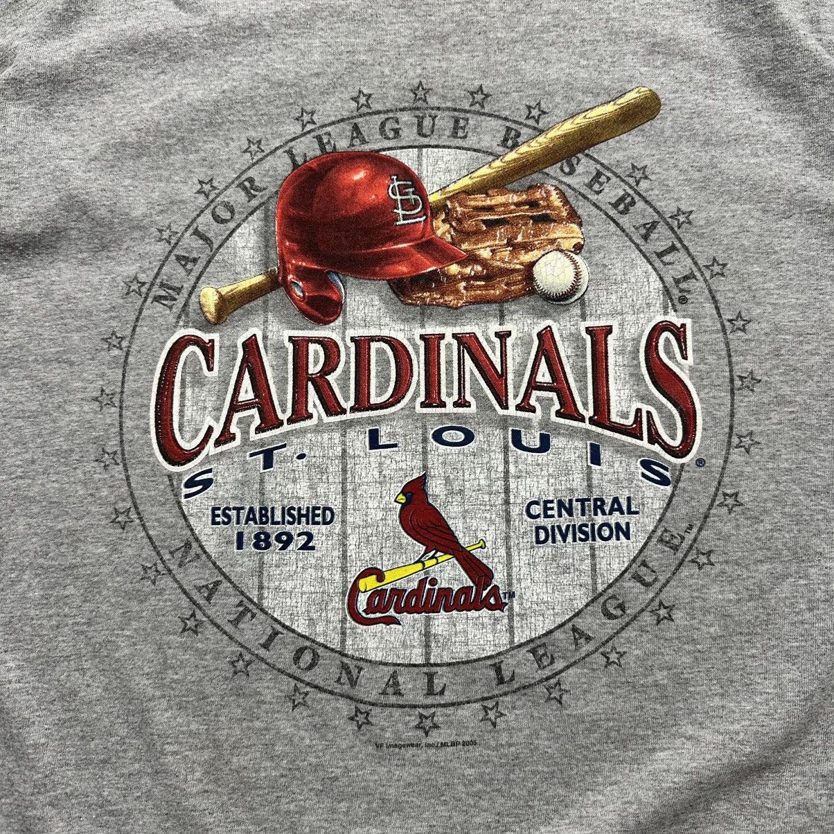 CSA Vintage 2005 MLB St. Louis Cardinals Baseball Logo Shirt Size US XL / EU 56 / 4 - 2 Thumbnail
