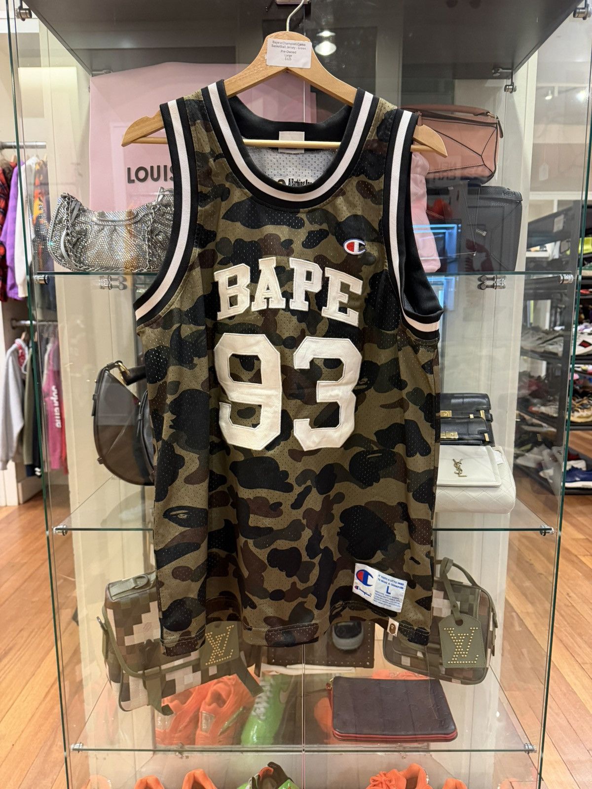 Bape × Champion Bape x Champion Camo Mesh Basketball Jersey Size US L / EU 52-54 / 3 - 1 Thumbnail