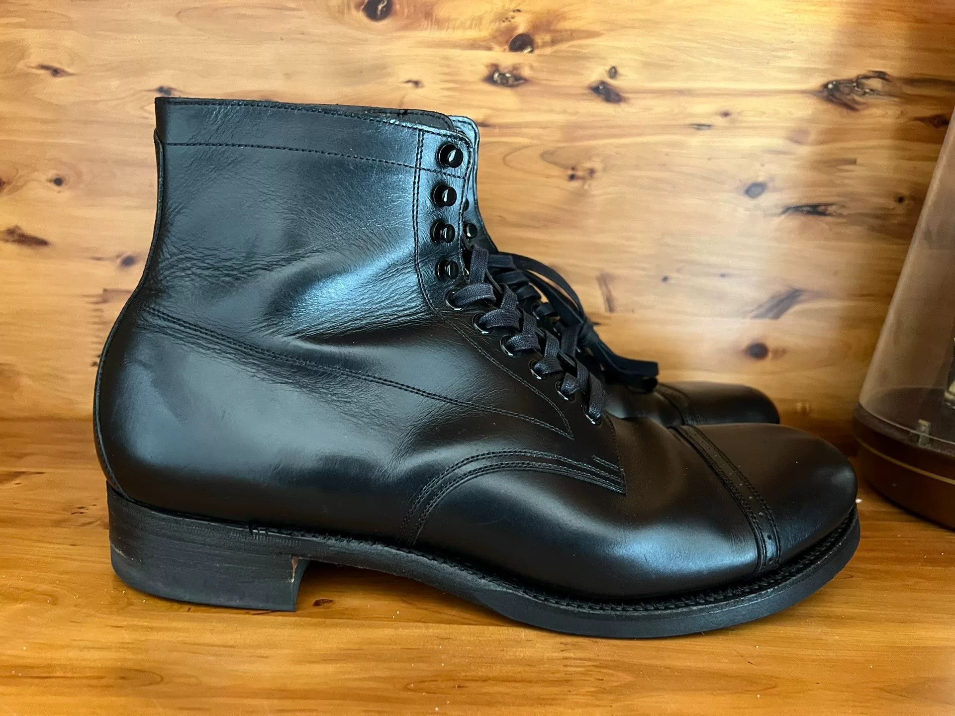 BLACK SIGN BLACK SIGN Army Mid Cut Paratrooper Boots Size US 8.5 / EU 41-42 - 4 Thumbnail