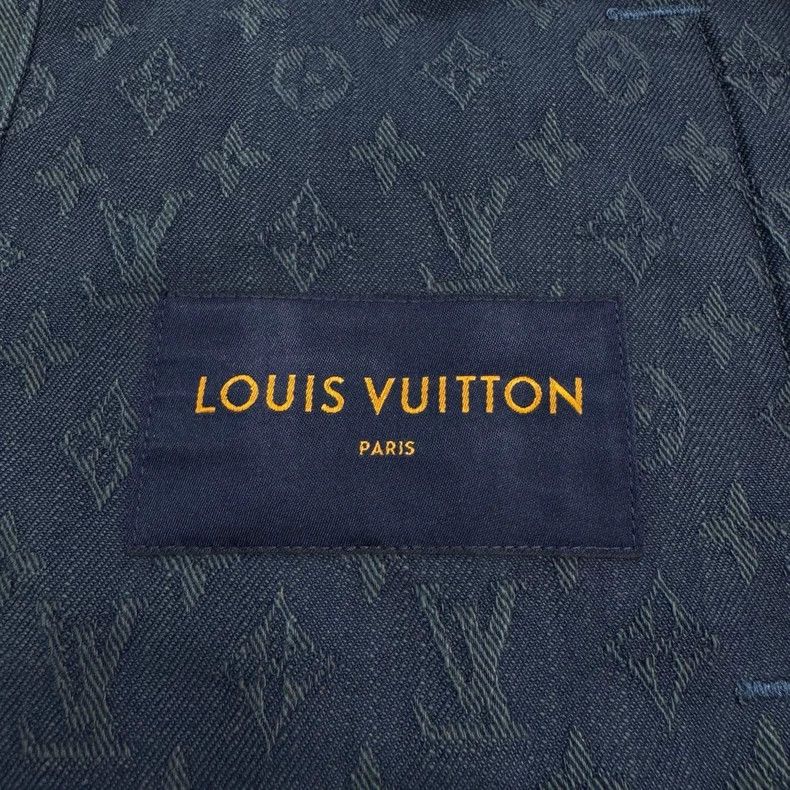 Louis Vuitton Louis Vuitton Full color and full print print denim jacket Size US M / EU 48-50 / 2 - 2 Thumbnail