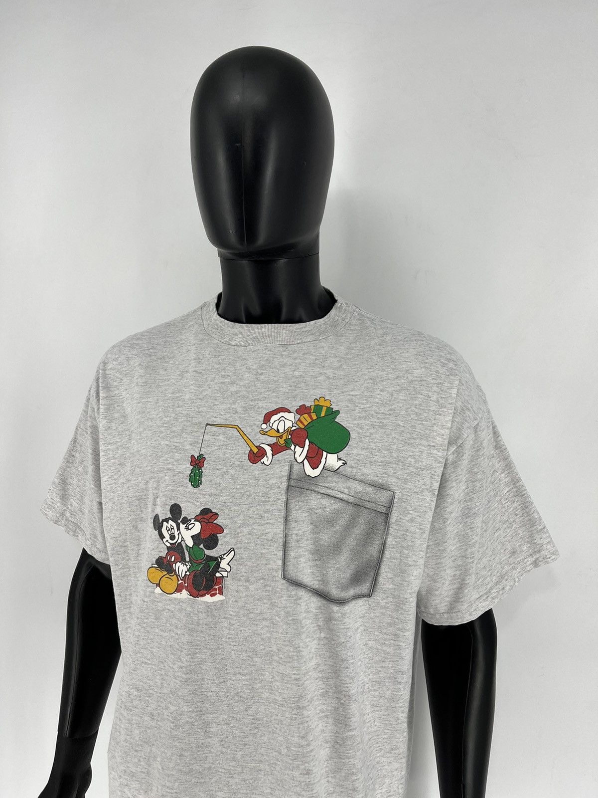 Disney Vintage 90s Mickey And Minnie Mouse Shirt Christian's Theme Size US XL / EU 56 / 4 - 4 Thumbnail