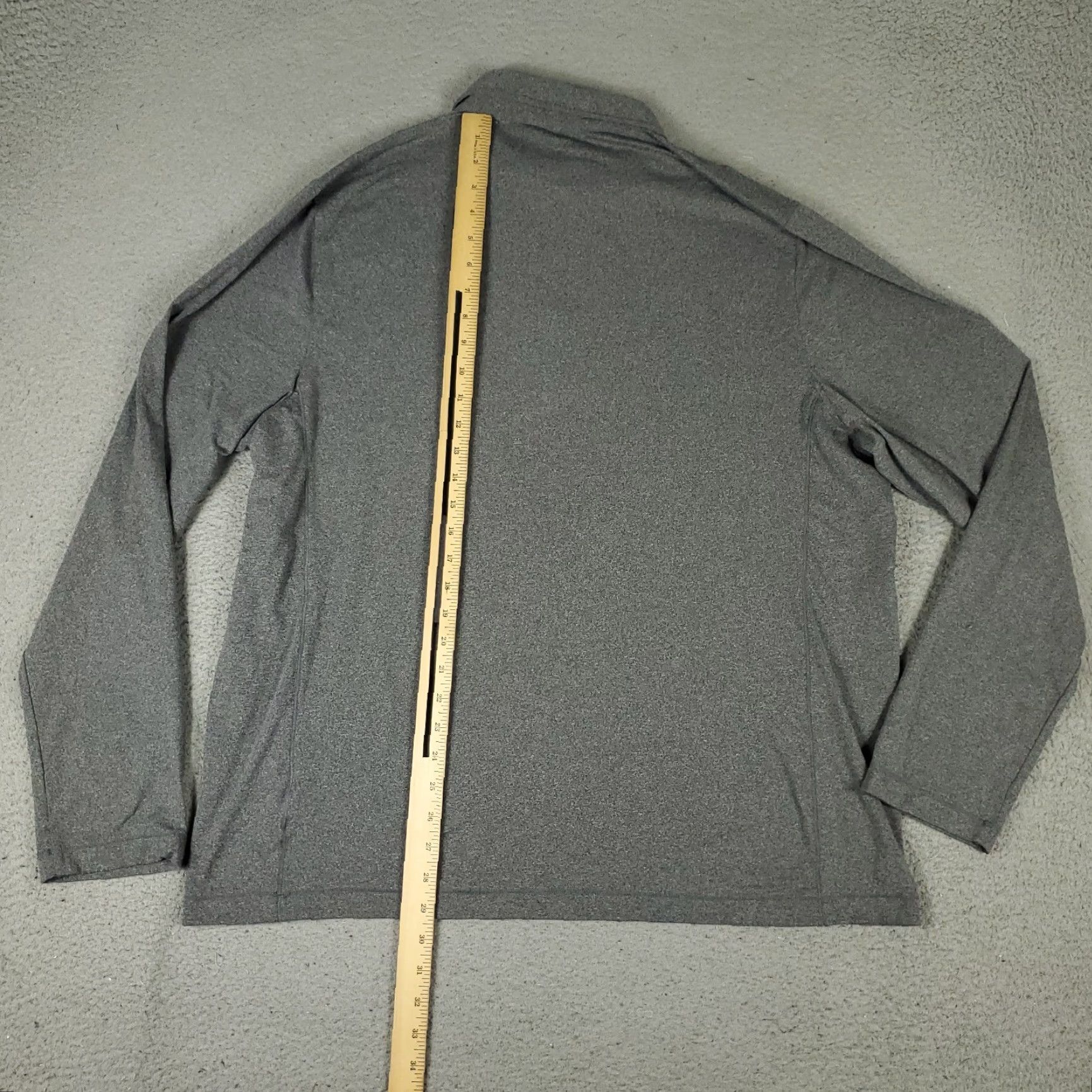 UNTUCKit UNTUCKit Polo Shirt Mens 2XL Gray Long Sleeve Polo Casual Button Collar Shirt" Size US XXL / EU 58 / 5 - 3 Thumbnail
