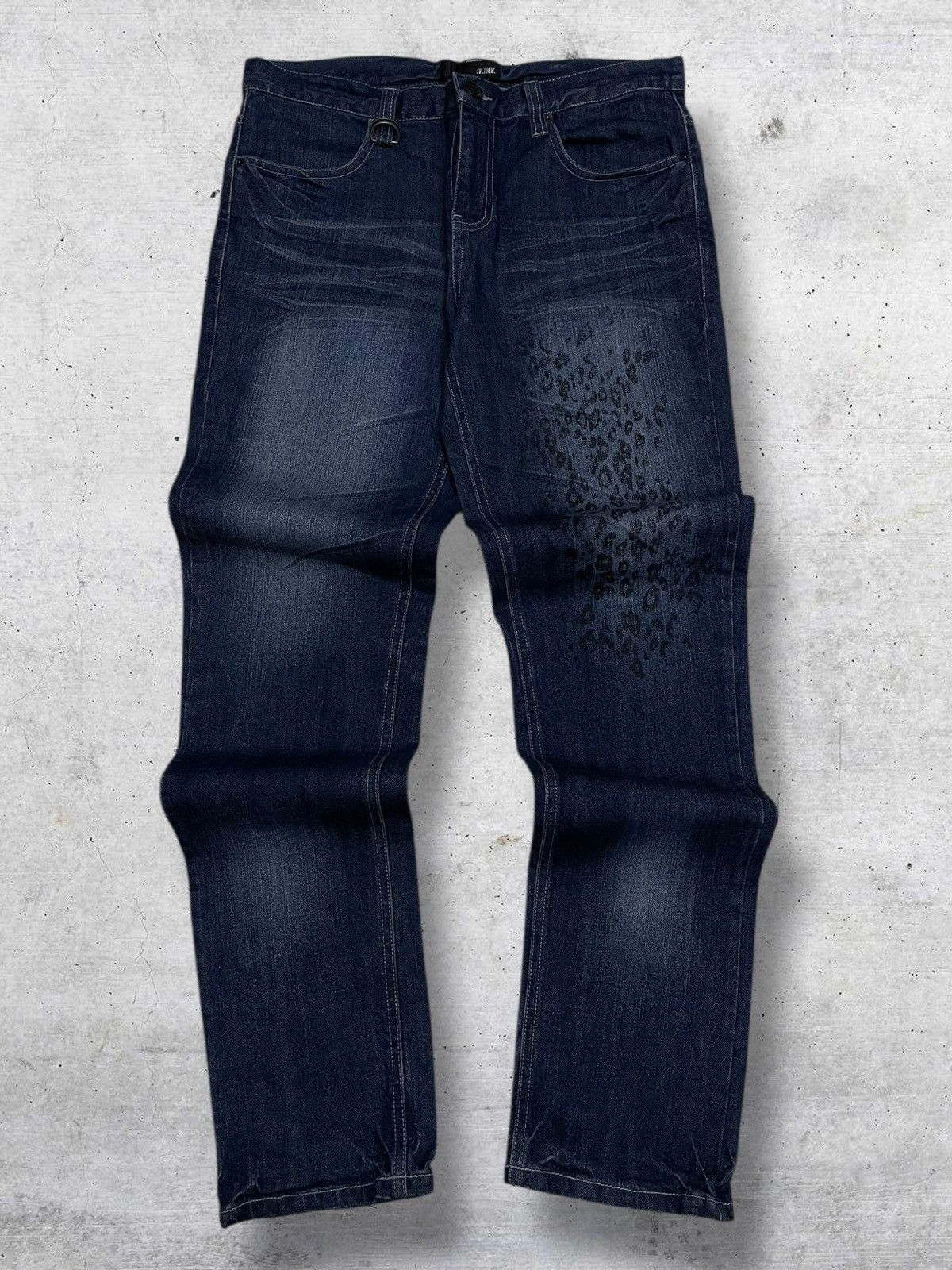 Japanese Brand VINTAGE RUBIK JAPAN CRAFTED ARCHIVE LEOPARD PUNK OG DENIM Size US 32 / EU 48 - 1 Thumbnail