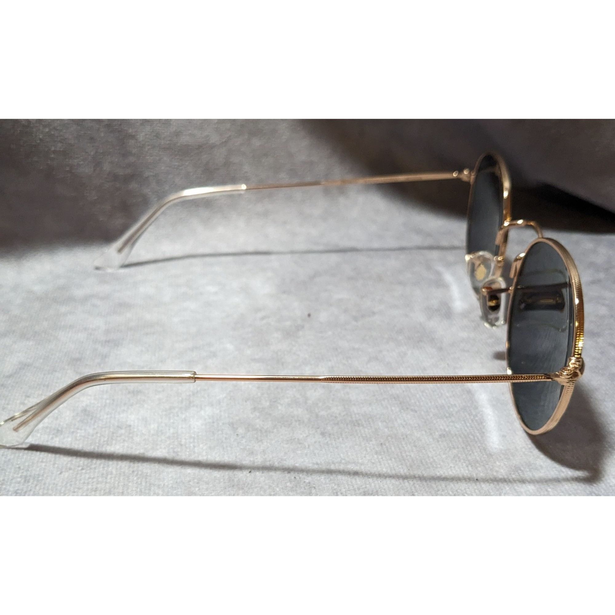 Other Wearme Pro Black And Gold Round Sunglasses Size ONE SIZE - 2 Thumbnail