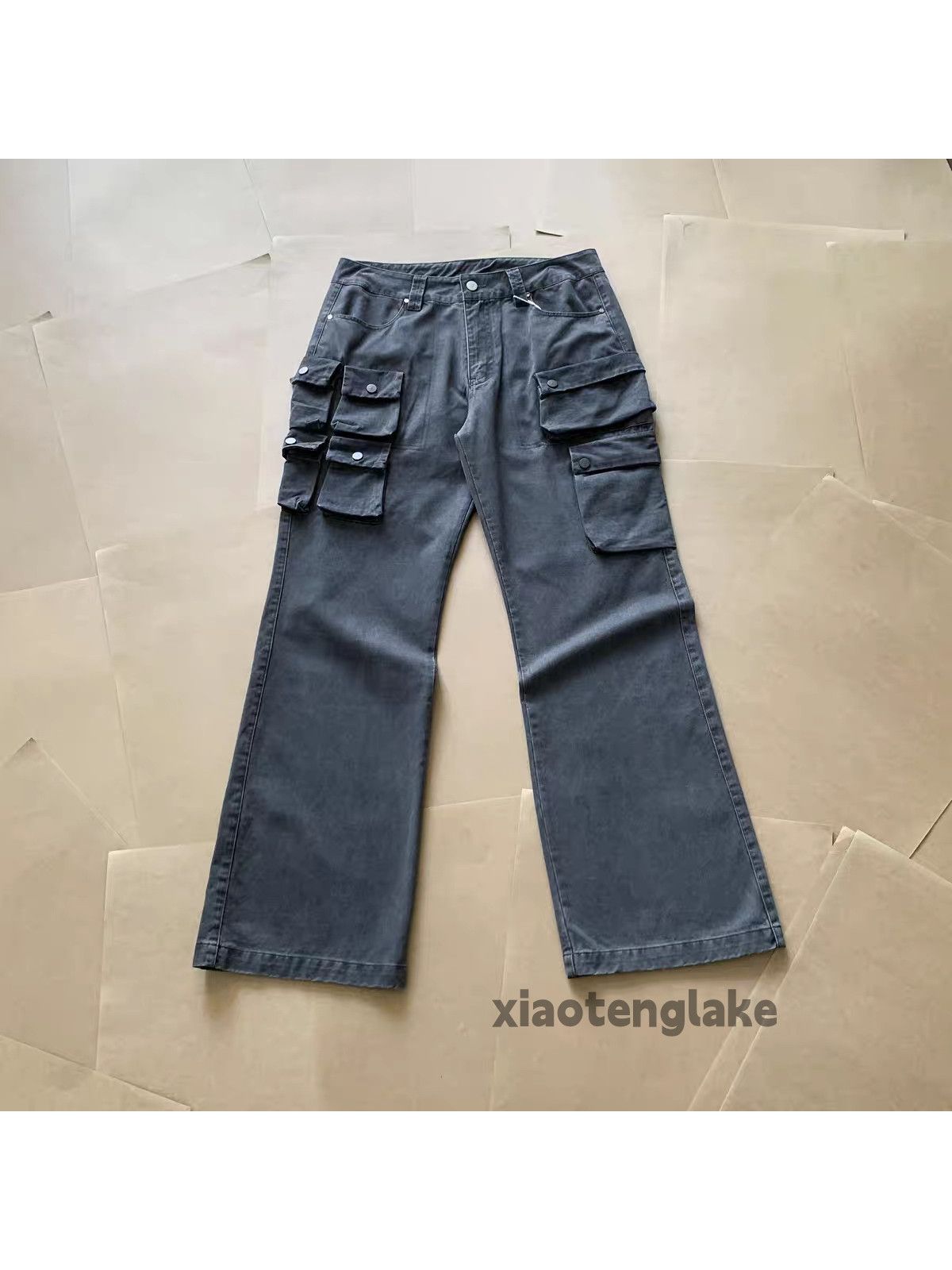 Designer × Japanese Brand × Vintage utility military loose outdoor tactical flared cargo pants Size US 28 / EU 44 - 4 Thumbnail