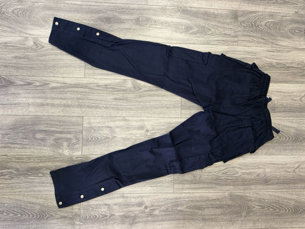 Fashion Nova Mens Blue Cargo Pants size large Size US 34 / EU 50 - 2 Thumbnail
