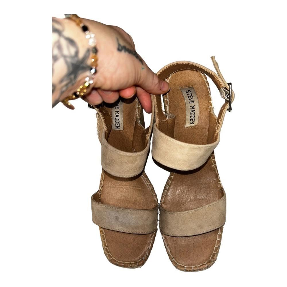 Steve Madden Steve Madden l Uri Suede Espadrille Wedges Size 9.5 Size US 9.5 / IT 39.5 - 2 Thumbnail