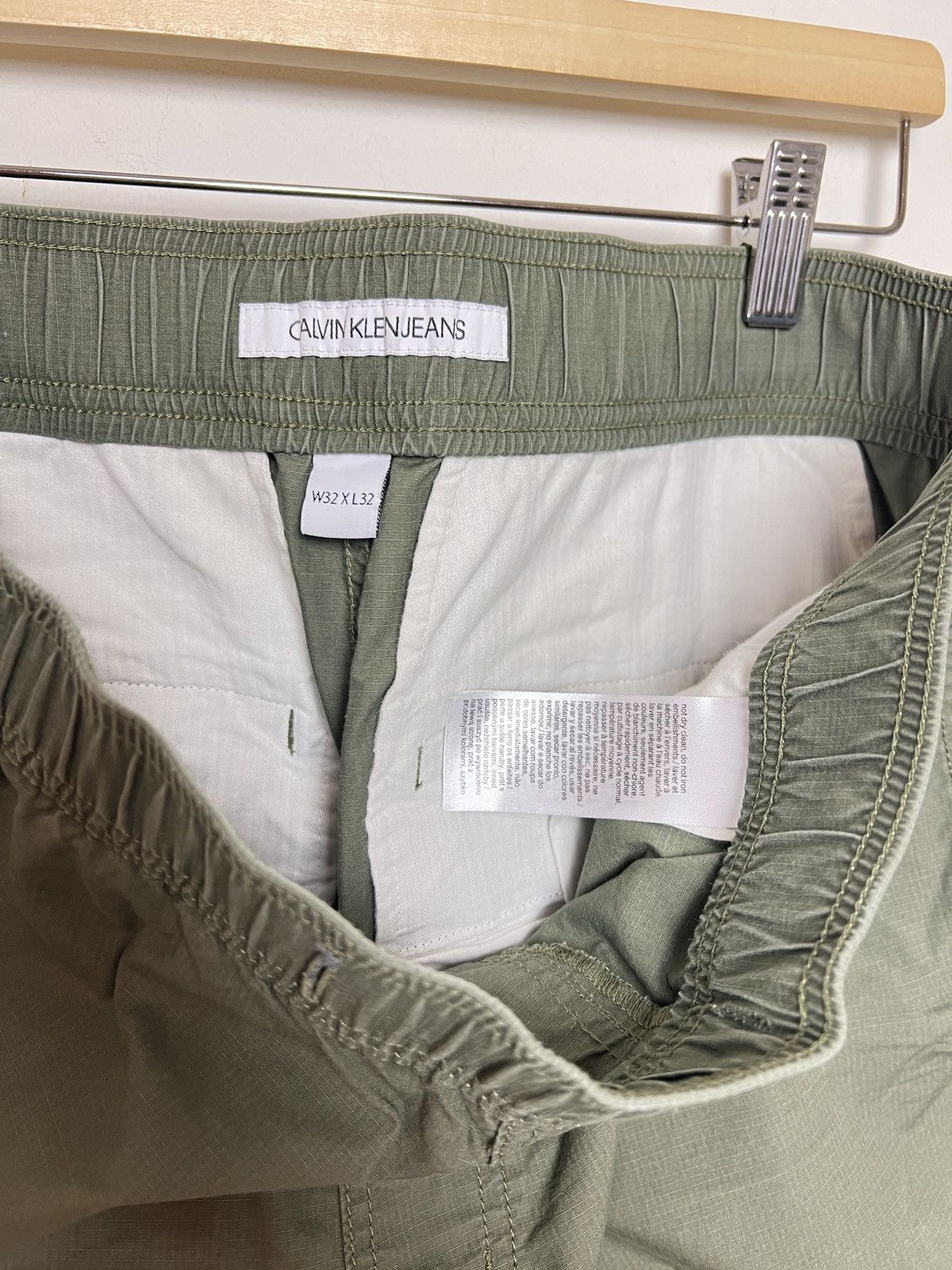 Calvin Klein calvin klein khaki ripstop military pants Size US 32 / EU 48 - 12 Thumbnail