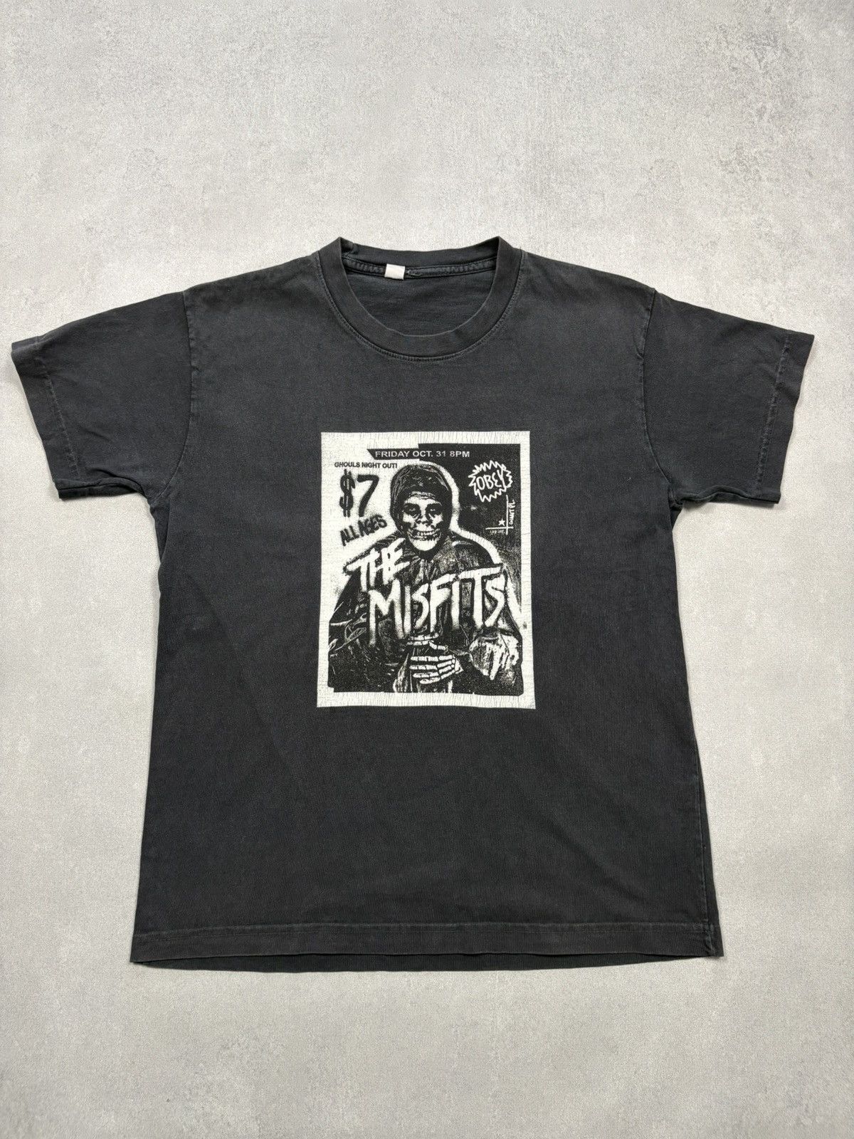 Obey Obey x Misfits Flyer Graphic Punk Rock T-Shirt Band Tee Size US S / EU 44-46 / 1 - 1 Thumbnail