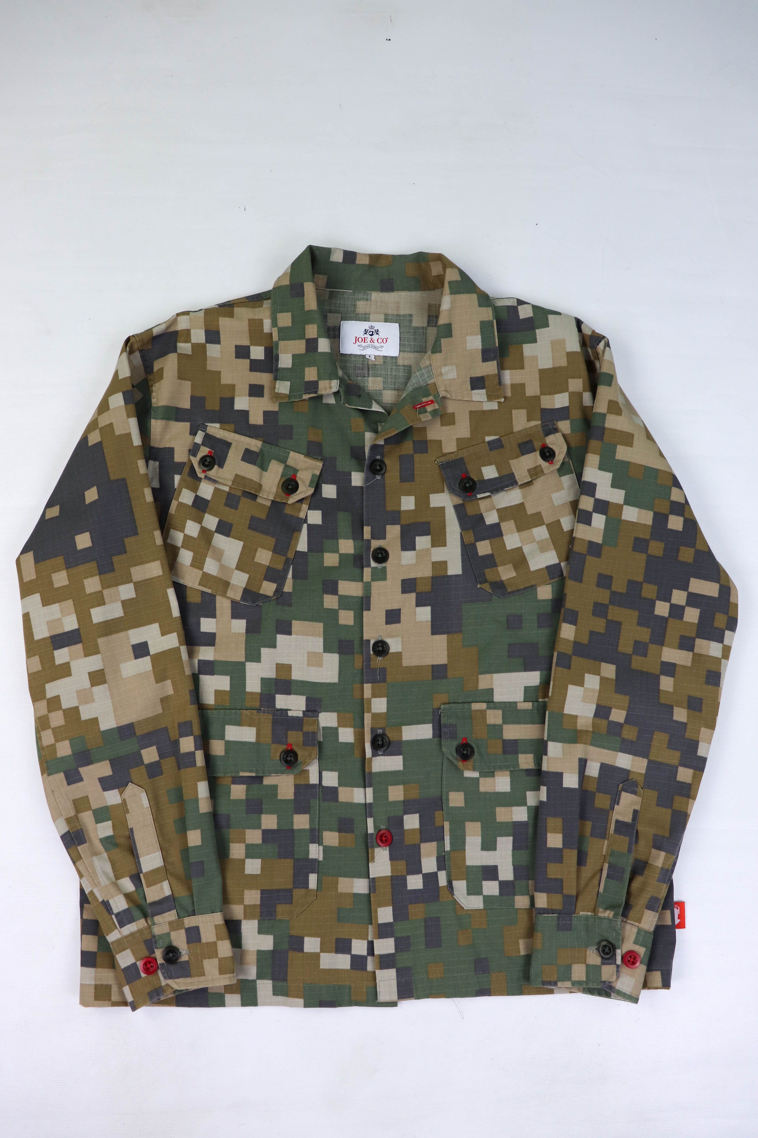 Other Joe & Co Handcraft Multicolor Pixel Camo Light Field Jacket Size US L / EU 52-54 / 3 - 1 Thumbnail