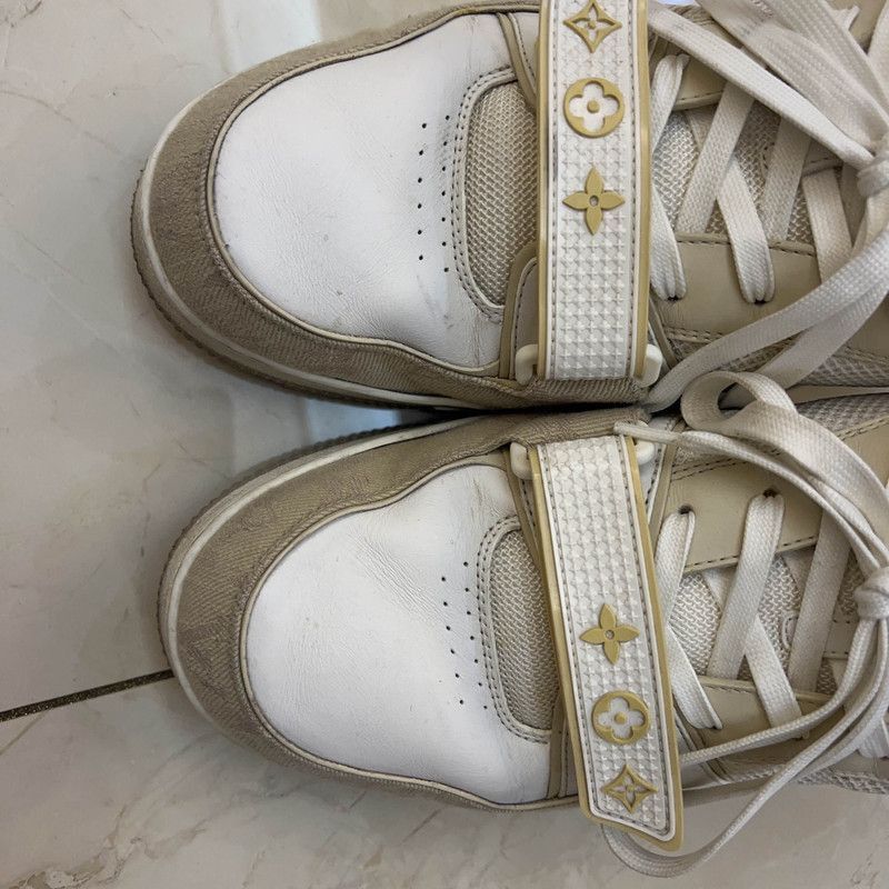 Louis Vuitton Louis Vuitton Trainer Low-Top Sneakers in Khaki -2508 Size US 10.5 / EU 43-44 - 8 Thumbnail