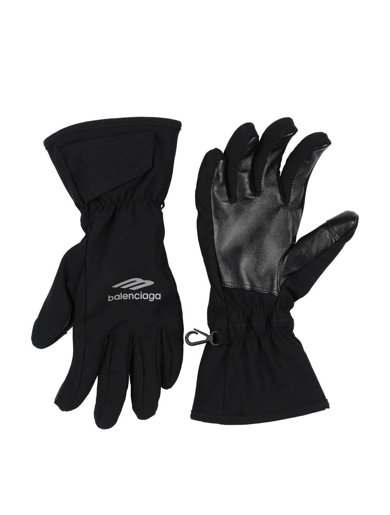 Balenciaga 3B Ski Logo Technical Gloves Size ONE SIZE - 1 Preview