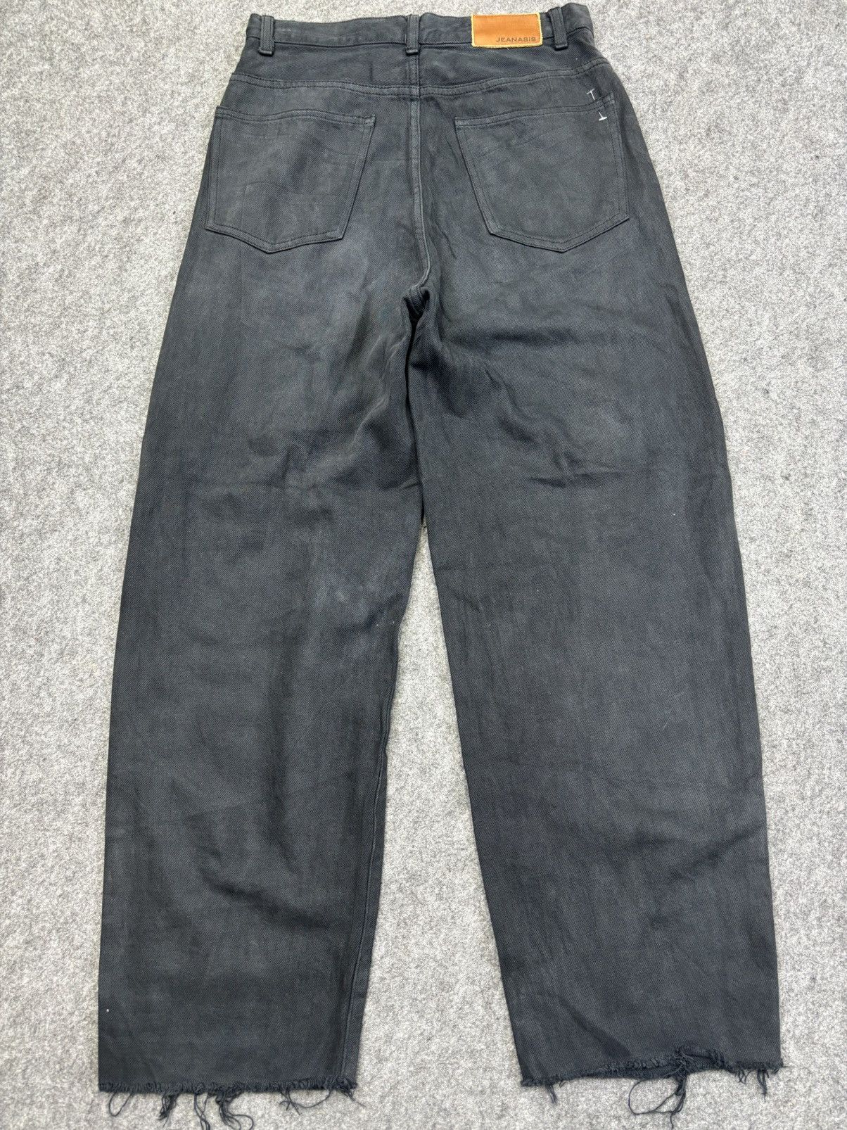 Japanese Brand Archival💥Jeanasis Distressed Balloon Released Hem Denim F925 Size US 27 - 14 Thumbnail