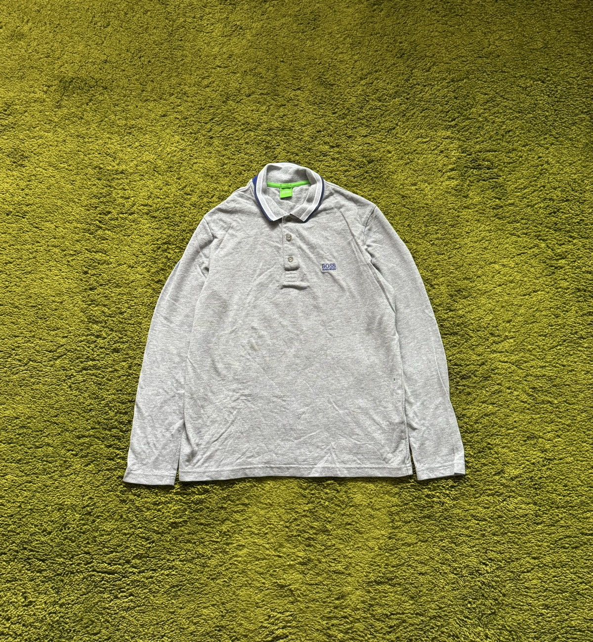 Designer × Hugo Boss Hugo Boss rugby shirt longsleeve Size US L / EU 52-54 / 3 - 1 Thumbnail