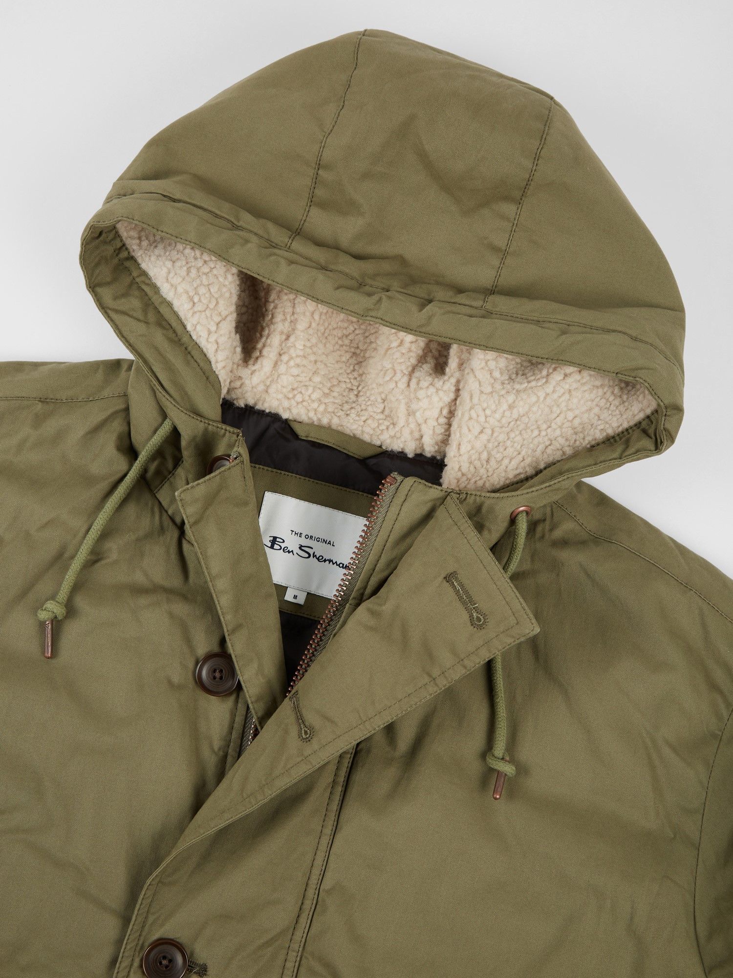 Ben Sherman Ben Sherman N3B Green Hemp Military Hemp Parka Jacket Size US XL / EU 56 / 4 - 3 Thumbnail