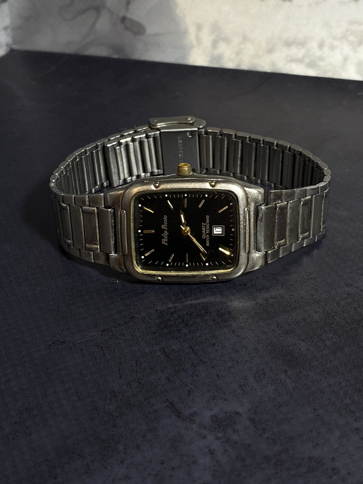 Vintage Retro Philip Persio Vintage Quartz Watch Japanese Brand Size ONE SIZE - 15 Thumbnail