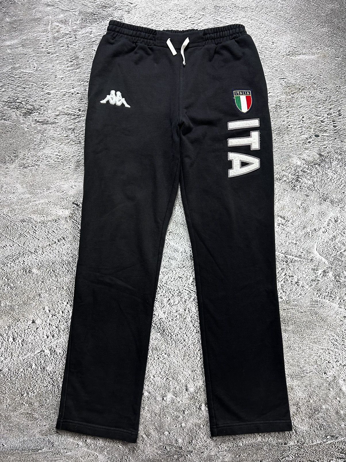 Kappa × Vintage Kappa Italy vintage track suit zip sweatshirt black Size US L / EU 52-54 / 3 - 8 Thumbnail
