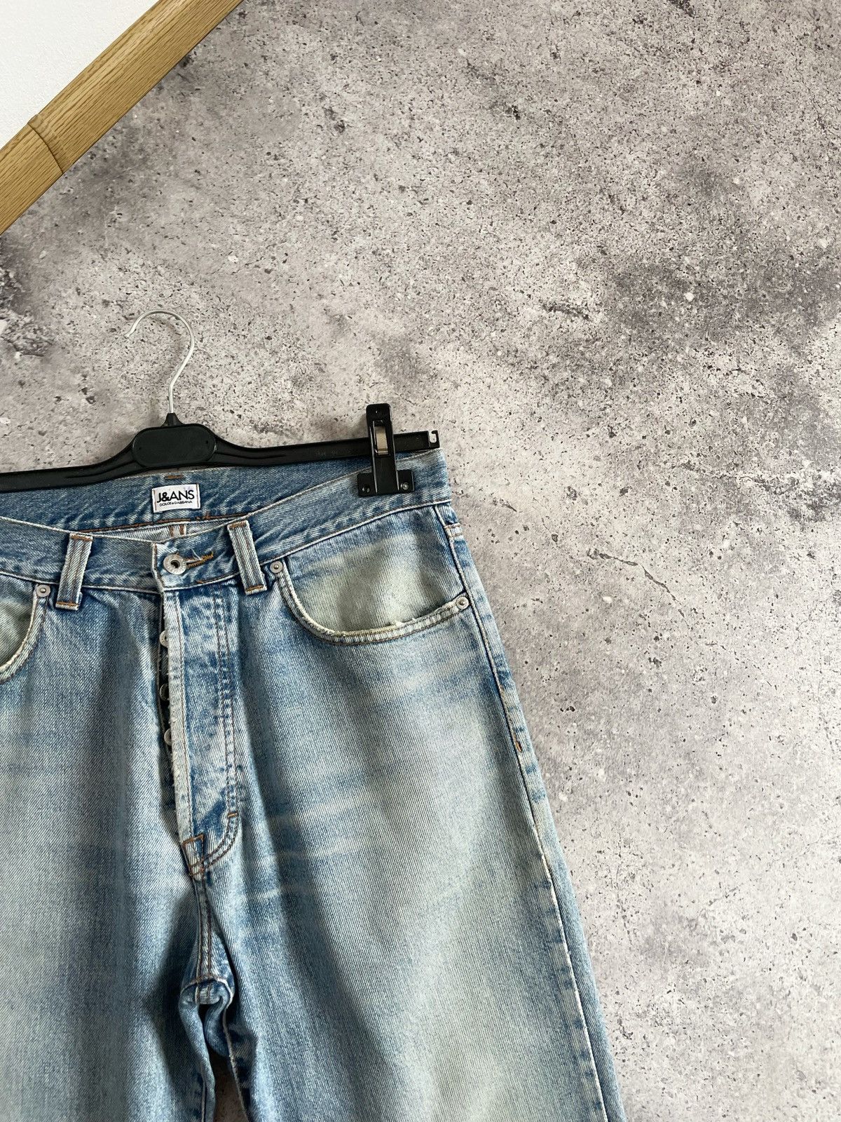 Dolce & Gabbana × Vintage Vintage Dolce & Gabbana Denim Distressed Pants Size US 34 / EU 50 - 8 Thumbnail