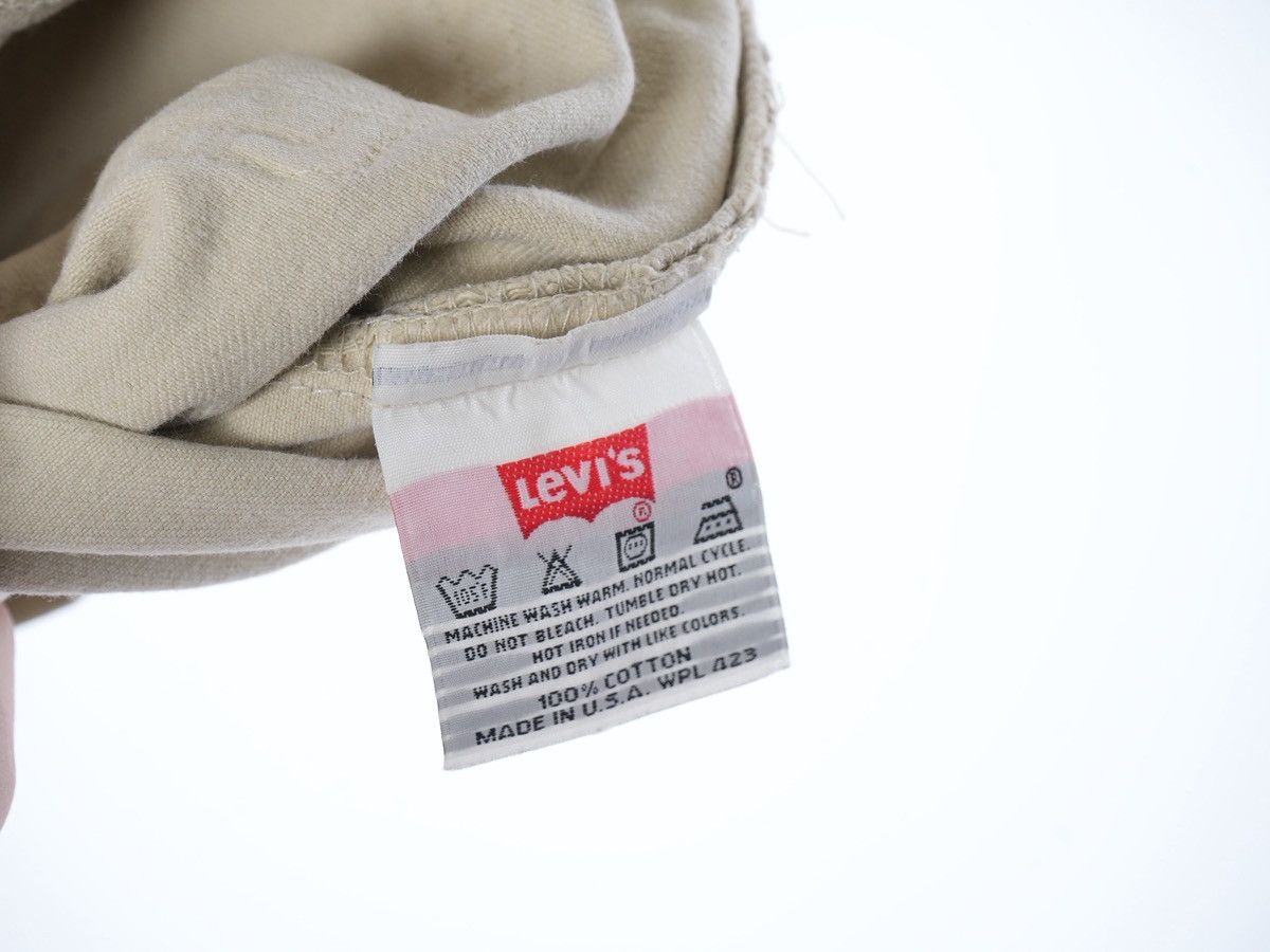 Levi's Vintage Levi's 501 Ecru/Beige Made in USA Jeans Denim 34 Size US 34 / EU 50 - 4 Thumbnail