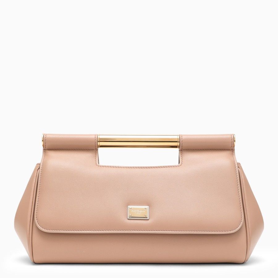 Dolce & Gabbana o1d2blof0824 Size : OS / Medium Handbag in Beige Size ONE SIZE - 1 Thumbnail