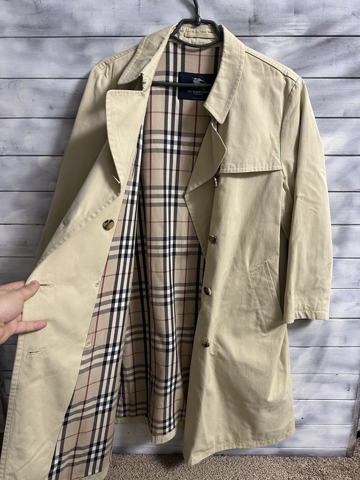 Burberry Rare Luxury Burberry WMN Coat Vintage Nova Check Size ONE SIZE - 1 Thumbnail