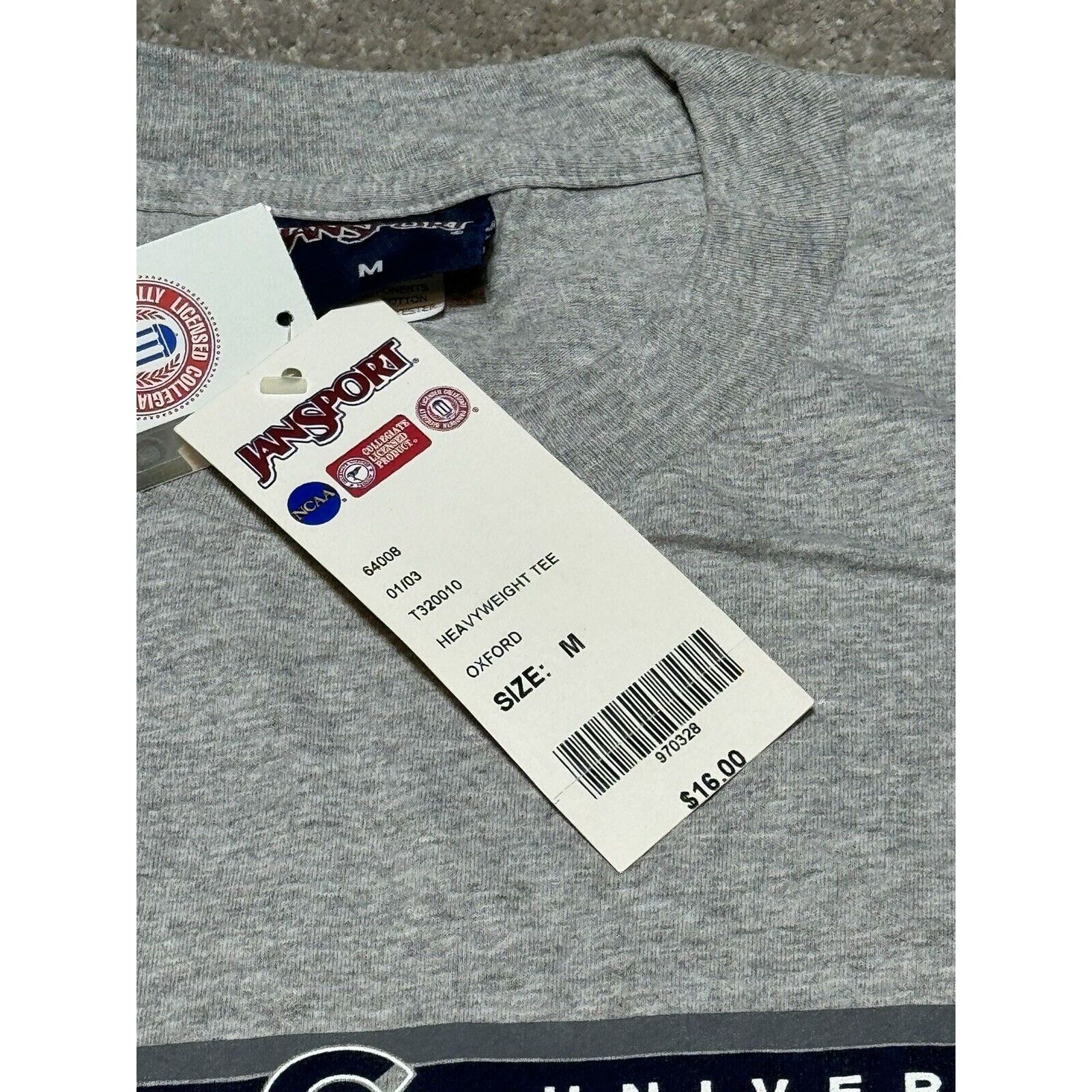 Jansport Vintage 2003 Georgetown Hoyas Shirt Adult M Jansport Y2K Size US M / EU 48-50 / 2 - 6 Thumbnail
